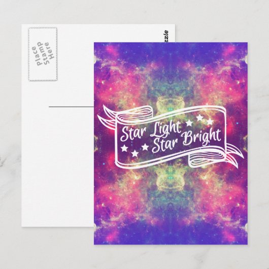 Star Light Star Bright Postkarte (Vorne/Hinten)