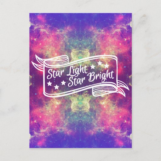 Star Light Star Bright Postkarte (Vorderseite)