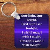 Star Light Star Bright Schlüsselanhänger (Vorderseite)