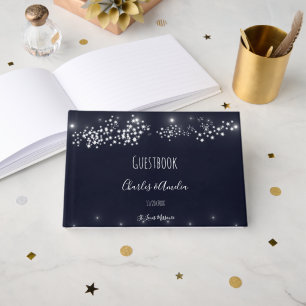 Star Light Wedding Guest Book Gästebuch