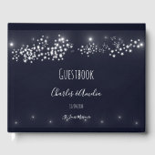 Star Light Wedding Guest Book Gästebuch (Vorderseite)