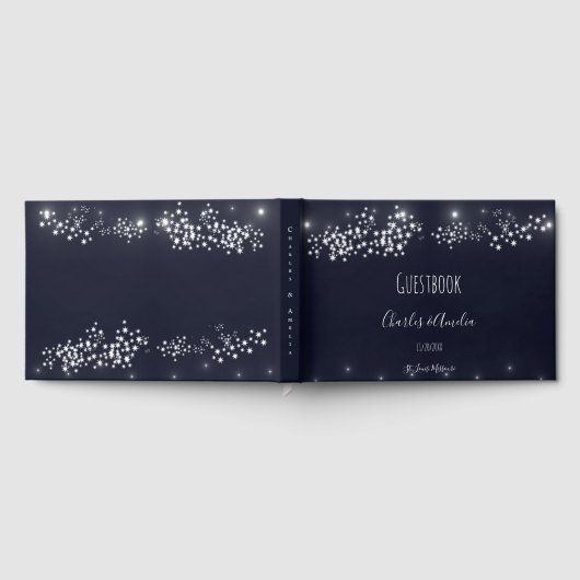 Star Light Wedding Guest Book Gästebuch (Voll)