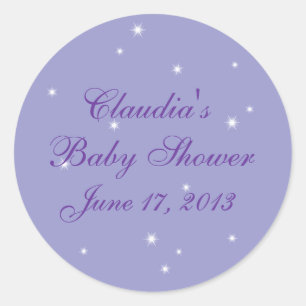 Star Lights Baby Dusche Umschlag Aufkleber