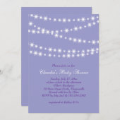 Star Lights Babydusche Einladung (Vorne/Hinten)