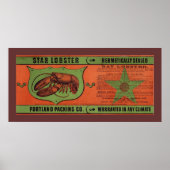 Star Lobster Vintages Label Poster (Vorne)