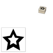 Star Loyalty Card Mini Stamp Gummistempel (Stempel)