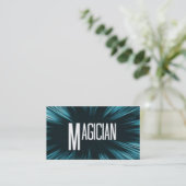 Star Magician Business Card Visitenkarte (Stehend Vorderseite)
