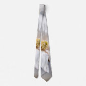 Star Magnolia Bloom Neck Tie Krawatte (Rückseite)