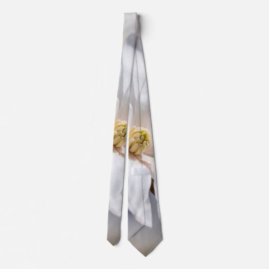 Star Magnolia Bloom Neck Tie Krawatte (Rückseite)