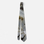 Star Magnolia Blooms Neck Tie Krawatte (Rückseite)