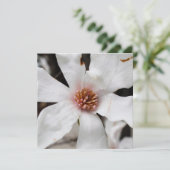 Star Magnolia Card Feiertagskarte (Stehend Vorderseite)