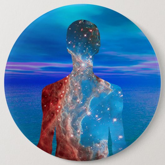 Star Man Button (Vorderseite)