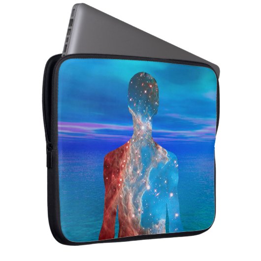 Star Man Laptopschutzhülle (Vorne Rechts)