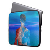 Star Man Laptopschutzhülle (Vorderseite Links)