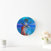 Star Man Runde Wanduhr (Zuhause)
