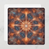 Star Mandala AI Fantasy Digital Art Print Cosmic (Vorne/Hinten)