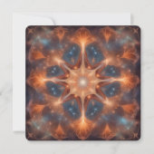 Star Mandala AI Fantasy Digital Art Print Cosmic (Vorderseite)