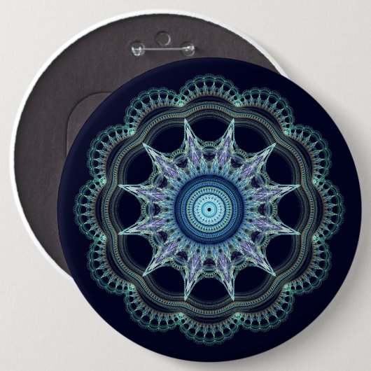 Star Mandala Button (Vorne & Hinten)