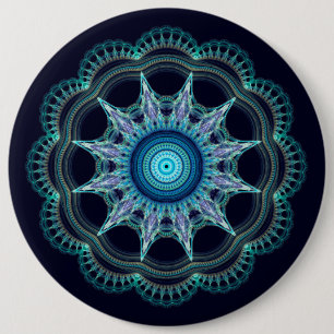 Star Mandala Button
