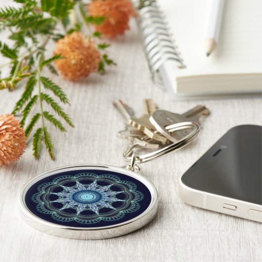 Star Mandala Schlüsselanhänger (Seite)