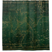 Star Map Duschvorhang (Vorderseite)
