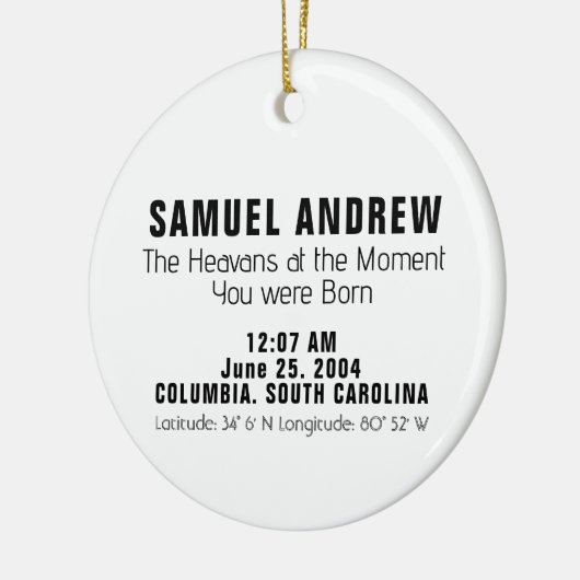 Star Map Ornament (Links)