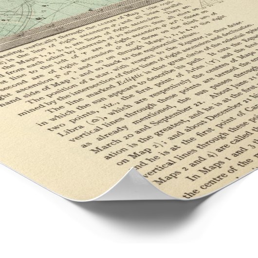 Star Map Poster (Ecke)