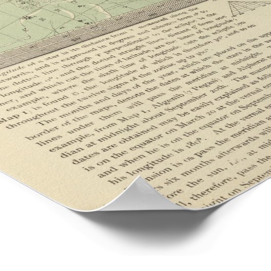 Star Map Poster (Ecke)