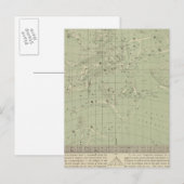 Star Map Postkarte (Vorne/Hinten)