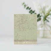 Star Map Postkarte (Stehend Vorderseite)