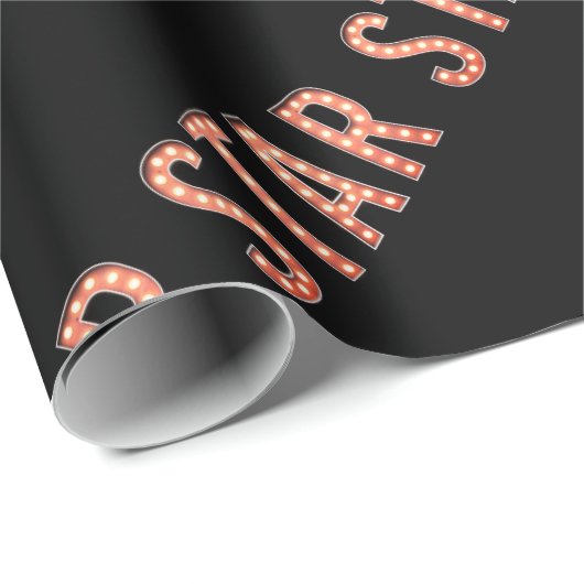 STAR Marquee Lights Geschenkpapier (Rolleneckpunkt)