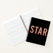 STAR Marquee Lights Spiral Notebook Notizbuch (Innenseite)