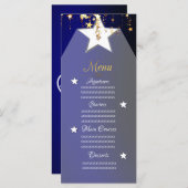 Star Menükarte (Vorne/Hinten)