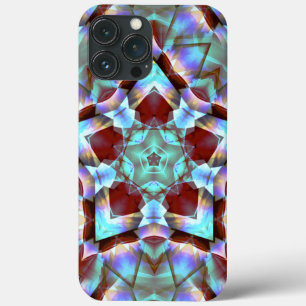 Star migriert zu Pentagon Grauen Neon Kaleidoskop Case-Mate iPhone Hülle