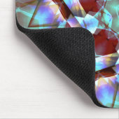 Star migriert zu Pentagon Grauen Neon Kaleidoskop Mousepad (Ecke)