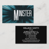 Star-Minister-Visitenkarte Visitenkarte (Vorne/Hinten)