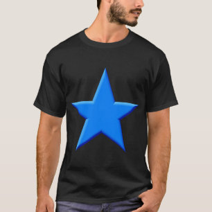 Star - Mittelblau T-Shirt