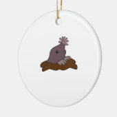 Star Mole Niedlich Mole Keramik Ornament (Links)