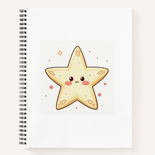 Star-Mond-Notebook Notizblock (Vorderseite)
