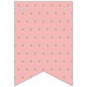 Star Moon & Cloud Begrüßung Baby Pink Bunting Flag Wimpelkette (Erste Fahne)