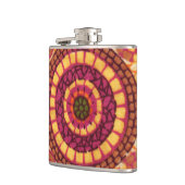 Star Mosaic Mandala Flachmann (Links)