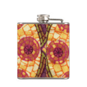 Star Mosaic Mandala Flachmann (Rückseite)