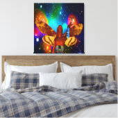 Star Moth Leinwanddruck (Insitu (Schlafzimmer))