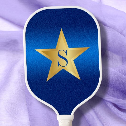 Star Navy Blue Pickleball Star Player Monogram Schläger