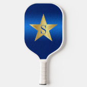 Star Navy Blue Pickleball Star Player Monogram Schläger (Rückseite)