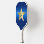 Star Navy Blue Pickleball Star Player Monogram Schläger (Links)
