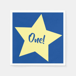 Star Niedlich Kid's Birthday Party Space Serviette