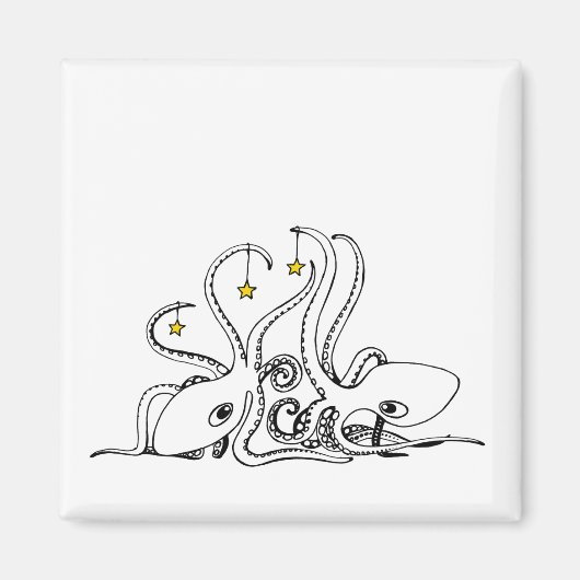 Star Octopodes Magnet (Vorne)