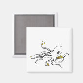 Star Octopus Magnet (Vorderseite/Rückseite)