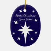 Star of Bethlehem personalized Christmas ornament (Vorne)